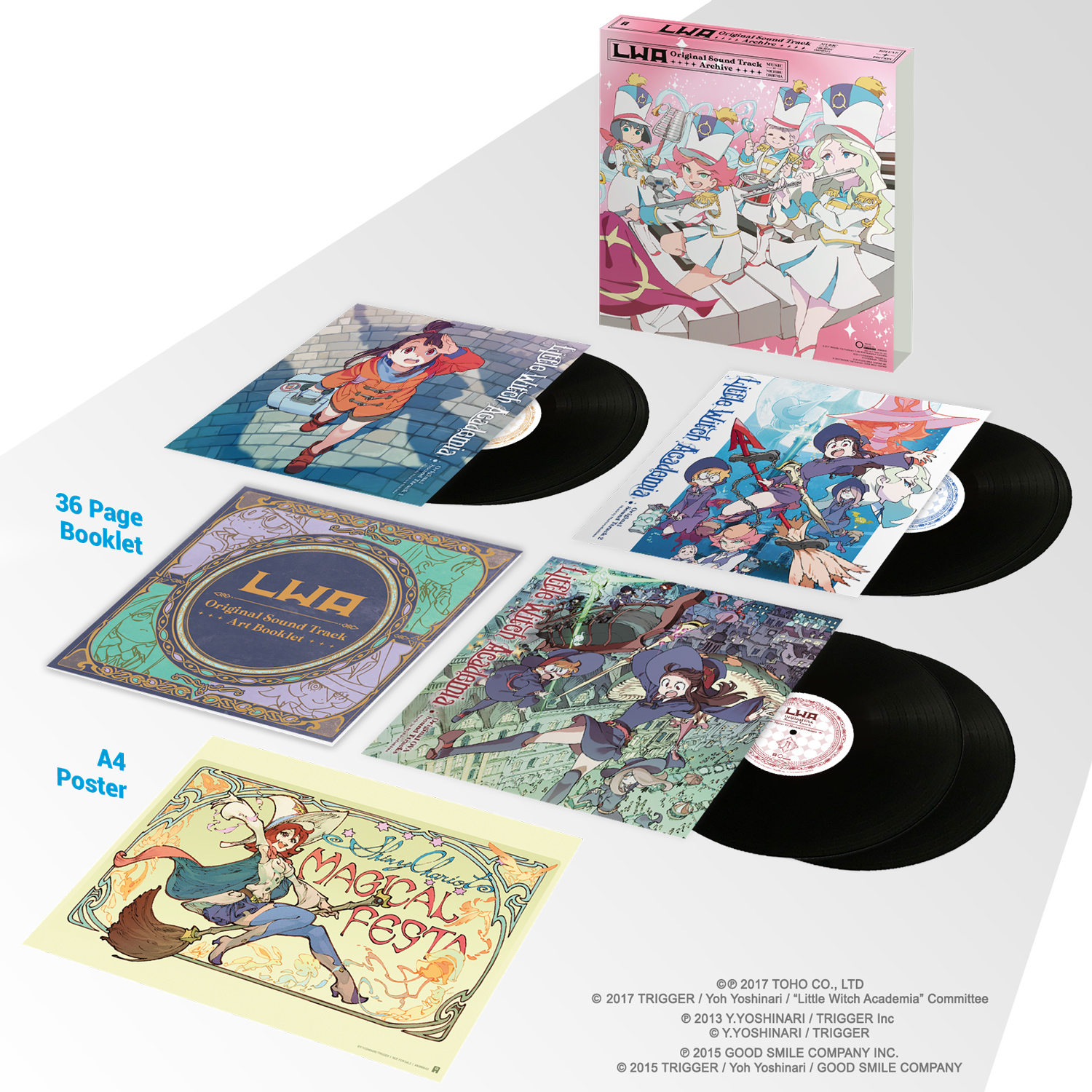 Little Witch Academia -  Complete Original Soundtrack x 6LP Deluxe Edition Vinyl image count 1